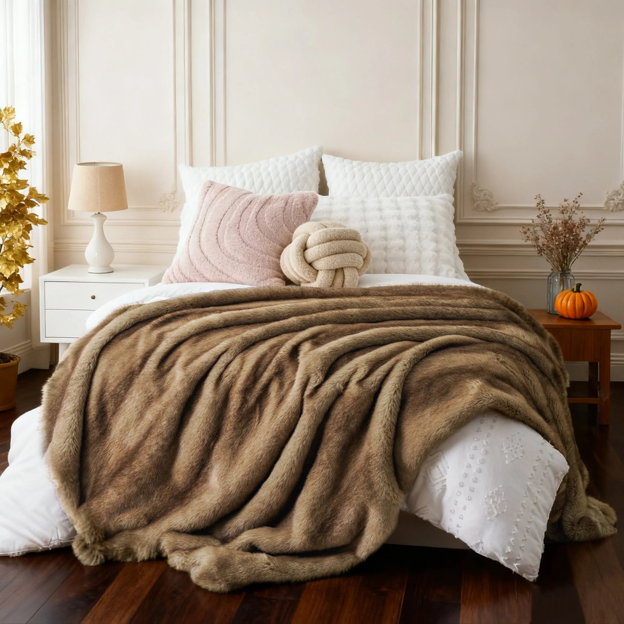Battilo Plush Weighted Throw