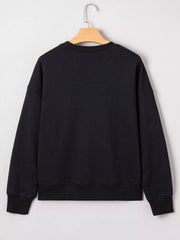 Chenille Game Day Drop Shoulder Sweatshirt