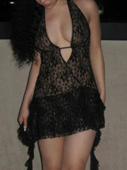 uexim Lace Halter Dress