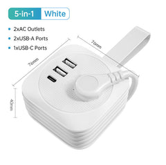 ChargeMate™ Portable Multi-Plug Power Strip