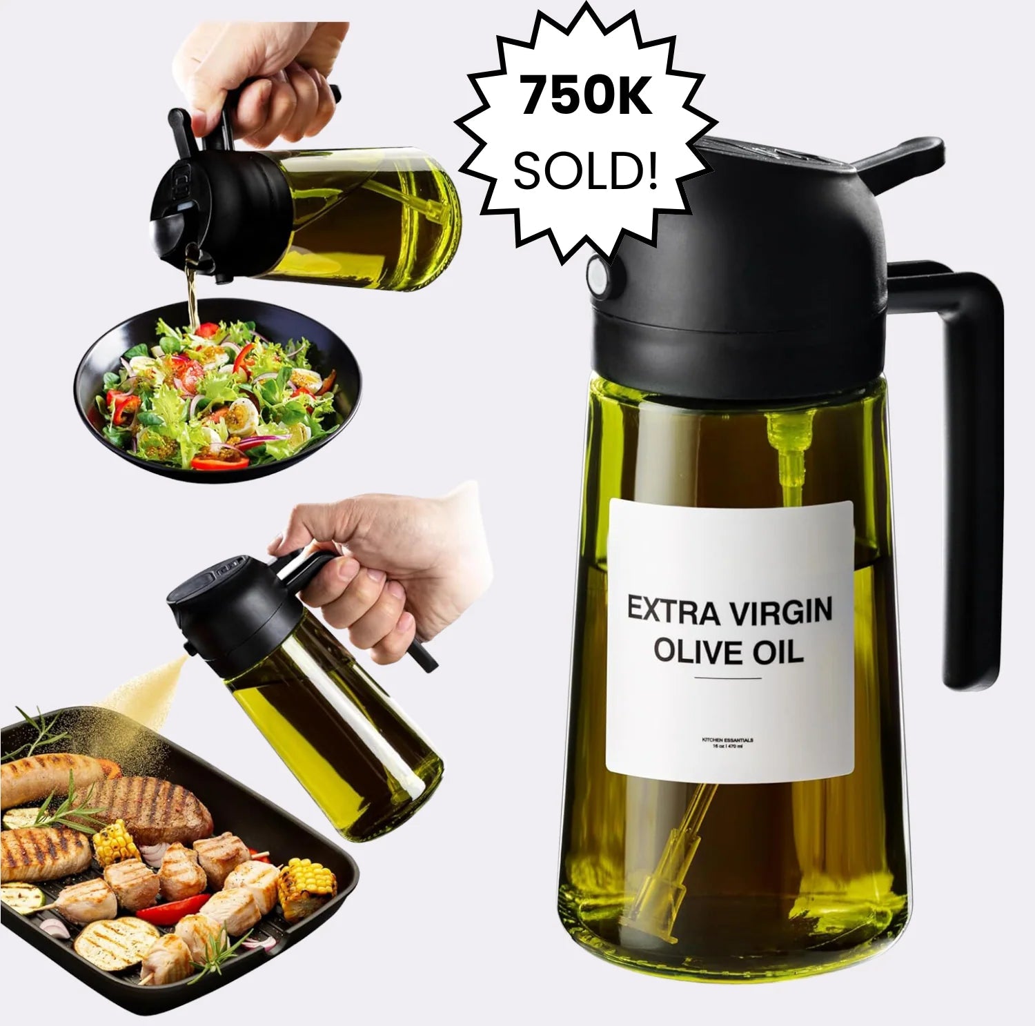 uexim™ Dual Oil Dispenser
