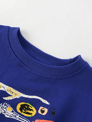 Children's Dinosaur Crew Neck Sweatshirt