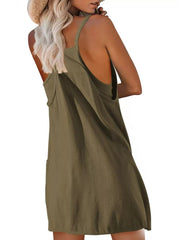 Full Size Scoop Neck Cami Dress and Shorts Plus Size