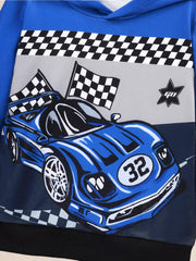 Children's Racing Car Hoodie & Pants Set