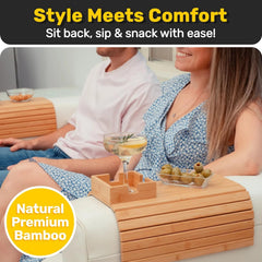 uexim Bamboo Arm Tray