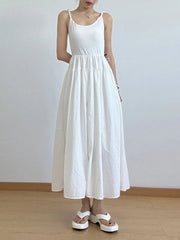 Casual Scoop Neck Cami Dress