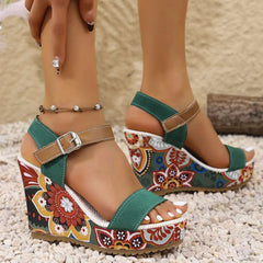 Open Toe Wedge Sandals