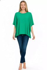 Zenana Round Neck Short Sleeve T-Shirt