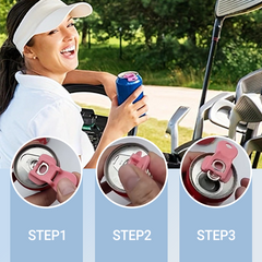 Canshield Pro Can Opener | 2-in-1, Drink Protector, Fits Multiple Can Sizes