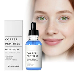 Copper Titanium Essence Hyaluronic Acid Serum For Sensitive Dry Moisturizing Brightening Soothing Face Skin Care Essence