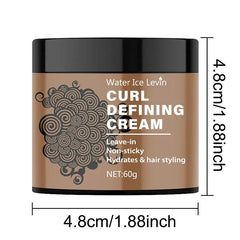 Curl Defining Cream, Nourishing, Anti-Frizz, Smooths Curls, Enhances Curls, Moisturizes and Adds Shine - Color-Safe and Sulfate-Free Styling Product