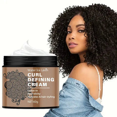Curl Defining Cream, Nourishing, Anti-Frizz, Smooths Curls, Enhances Curls, Moisturizes and Adds Shine - Color-Safe and Sulfate-Free Styling Product