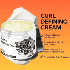 Curly Hair Elasticity Cream, Neutral Hair Gel, Moisturizing Curly Hair Formula, Nourishes and Moisturizes Hair, Provides Elasticity and a Fluffy Feel, 1 Bottle