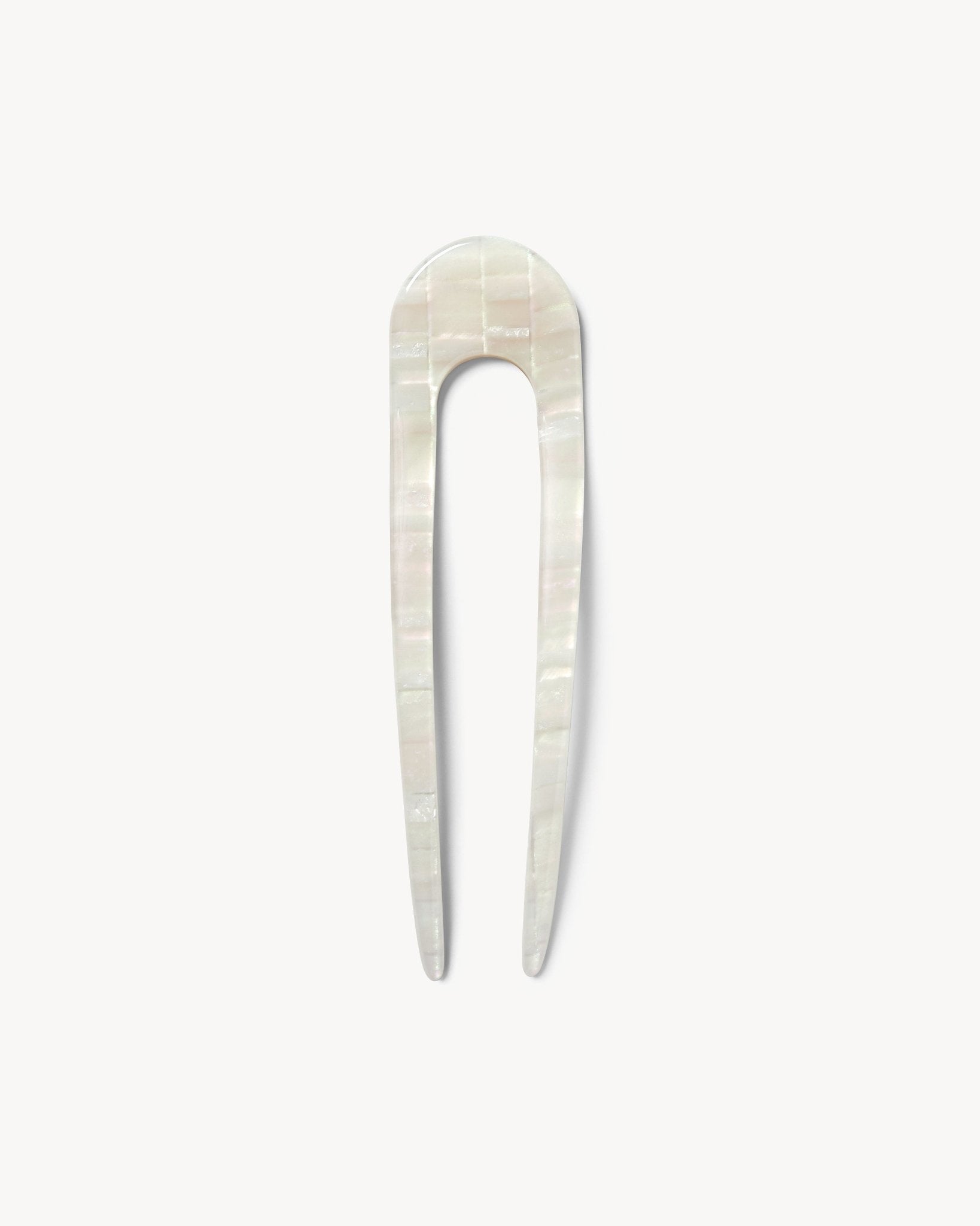 Fleur Hair Pin | Hand-Sculpted Italian Acetate, Opalite Shell Design