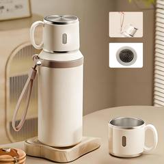 Frost Insulated Water Bottle | Stainless Steel, Vacuum-Sealed with Dual-Purpose Lid