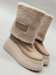 BUCOS Fluffy Beige Boots – Your Cozy Winter Essential