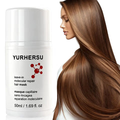 Molecular Repair Leave-In Hair Mask Keratin Peptide Reconnect Hair Bonds Strength Elasticity For Bleached Color Treated Hair