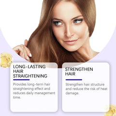 Protein Straightening Cream Nourishes Softens Hair Creating Silky Smooth Hair Repair Frizz Curls Naturally Without Damaging Hair