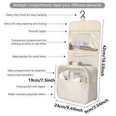 Travel Makeup Bag High Capacity Toiletries Storage Pouch Travel Make Up Organizer Waterproof Beauty Bag Bathroom Wash Bag