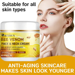 SUYARUN Bee Venom Collagen Anti-Aging Face YELLOW Cream | Firming Lifting Moisturizer | Wrinkle Reduction | 24H Hydration.