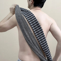 Japanese Exfoliating Bath Towel Ultra-Long Shower Scrubber for Back Antibacterial Foam Washcloth Multi-Use for Shower Skincare