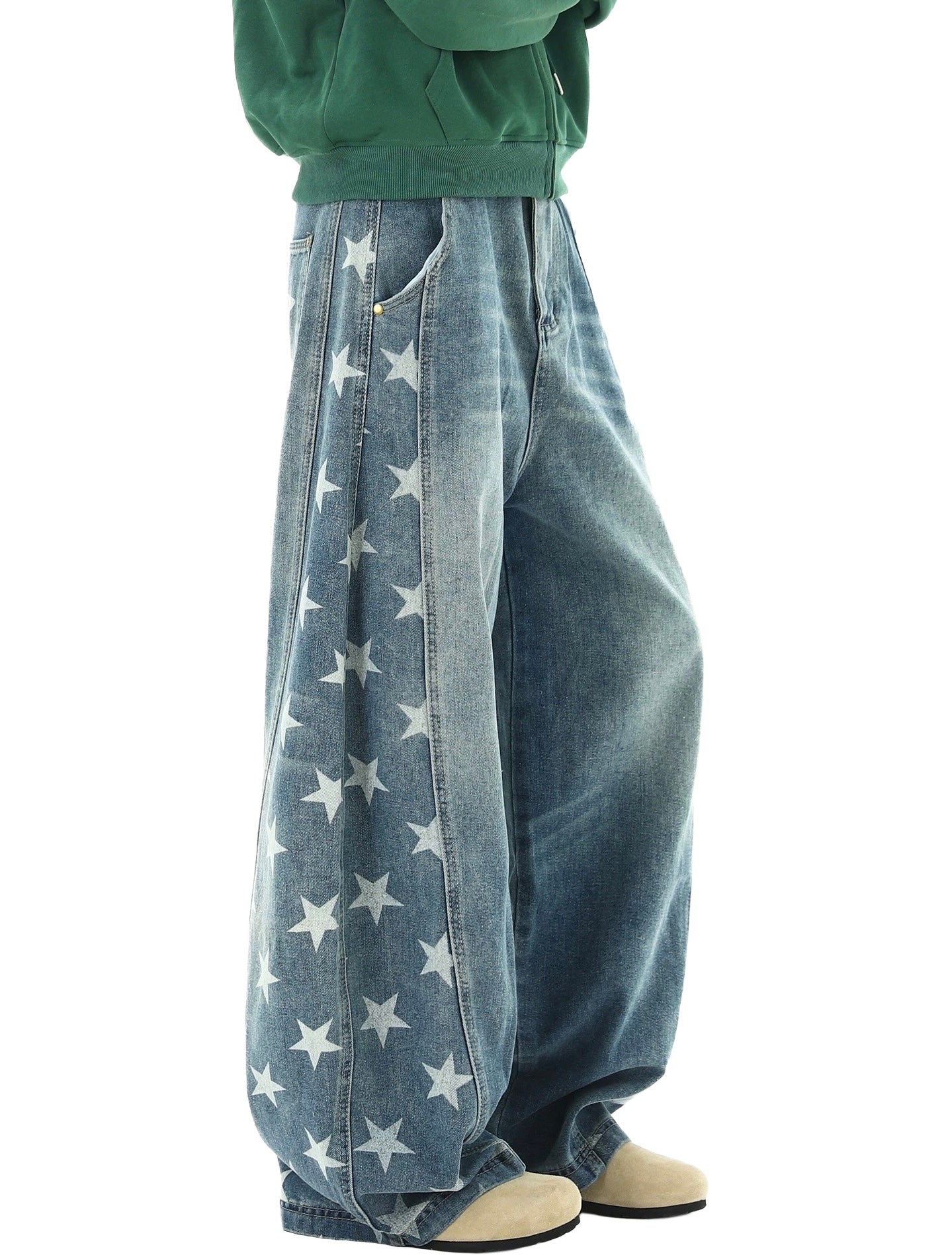 Stellar Wide Leg Jeans | Lightweight Denim, Exaggerated Silhouette