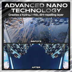 Titanium Ceramic Wax Cream | 9H Nano-Ceramic Protection, Deep Wet-Look Shine