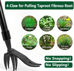 Wanda Garden Tool | Ergonomic Weed Remover, High-Strength Steel