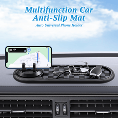 Car Dashboard Mat | Multi-Functional Organizer with Phone Holder, Non-Slip PVC
