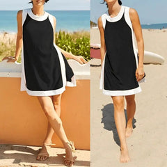 ChillFit™ ColorBlock Set Sleeveless Top + Shorts Matching Outfit