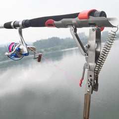 AnchorSpring Automatic Fishing Rod Holder | Stainless Steel, 110 lb Tension