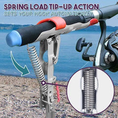 Angler Auto-Set Fishing Rod Holder | Stainless Steel Bank Stand
