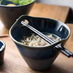 Artisan Ceramic Soup Bowl with Handles – Elegant Glazed Finish for Everyday Use