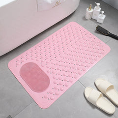 Bath Mat with Non-Slip High-Traction Design | Enhanced Safety for Bathroom Use