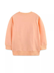 Children's Christmas Print Round Neck Sweatshirt
