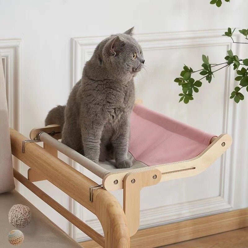 Calmora — Adjustable Cat Hammock Bed with Washable Canvas