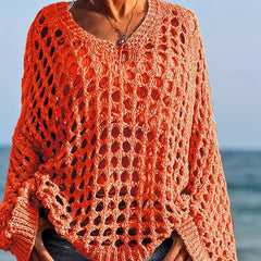 Celeste Airy Crochet Knit Top | Relaxed Fit Warm-Weather Layer