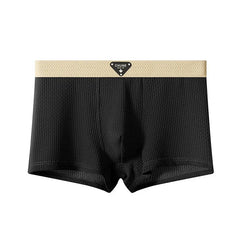 Cleo Men's Trunk Underwear | Cooling Gel Silk, Breathable Honeycomb Texture