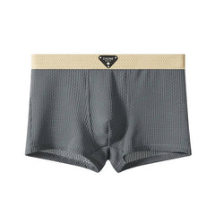 Cleo Men's Trunk Underwear | Cooling Gel Silk, Breathable Honeycomb Texture