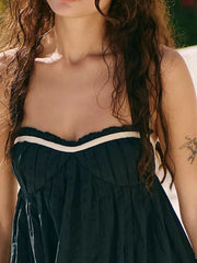 Sweetheart Neck Midi Dress