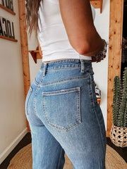 High-Waisted Wide Leg Jeans