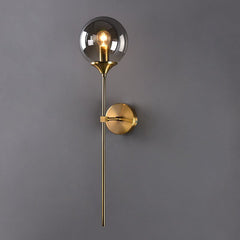 Drip-Shaped Wall Sconce with Touch Control and LED Bulbs – Elegant Wall Lighting for Bedrooms and Hallways
