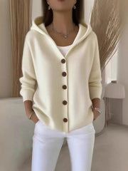 Full Size Button Up Long Sleeve Cardigan Plus Size