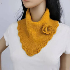 Add a Touch of Elegance with the PetalEdge™ Crocheted Triangle Scarf