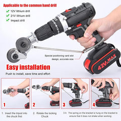 Electric Drill Plate Cutting Machine | Efficient Metal and Plastic Sheet Cutting Tool