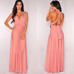 Everline Convertible Maxi Dress | Multi-Way Wrap Style for Weddings & Travel