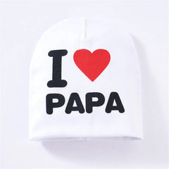 50% Off + Free Shipping Today | SOHOBLOO'S I Luv Mama & Papa Baby Hat