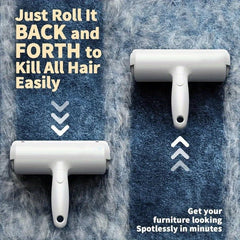 Furva — Reusable Cat Hair Remover Lint Roller with Self-Cleaning Base