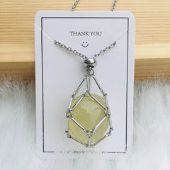 Jewelance Adjustable Necklace | Interchangeable Crystal Cage, Hypoallergenic Copper