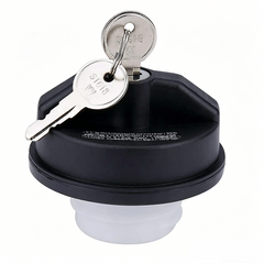 Locking Fuel Tank Cap | Black Keyed Plastic Seal